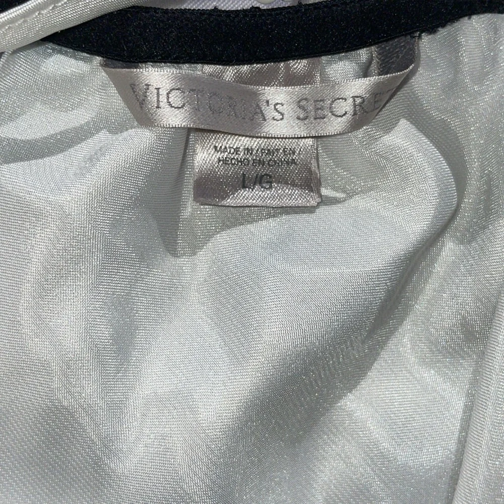 Victorias Secret Babydoll Black Lace & Satin Cami Nightie & Panty Lingerie Set - Picture 12 of 16